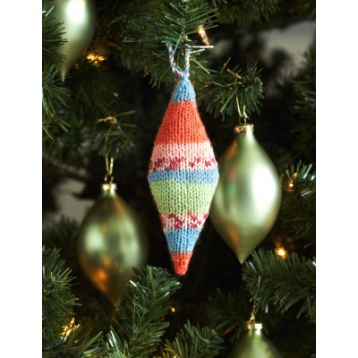 sock yarn christmas ornament