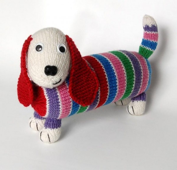 striped dog stash busting knitting patterns