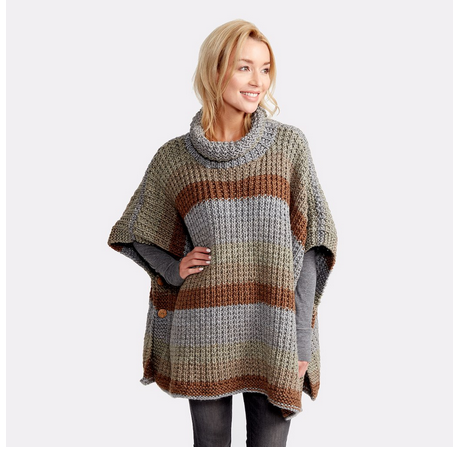 knit poncho pattern