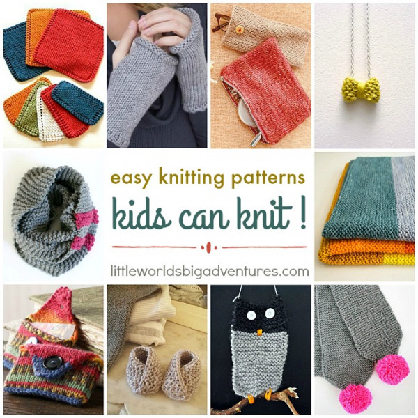 knitting projects perfect for kids