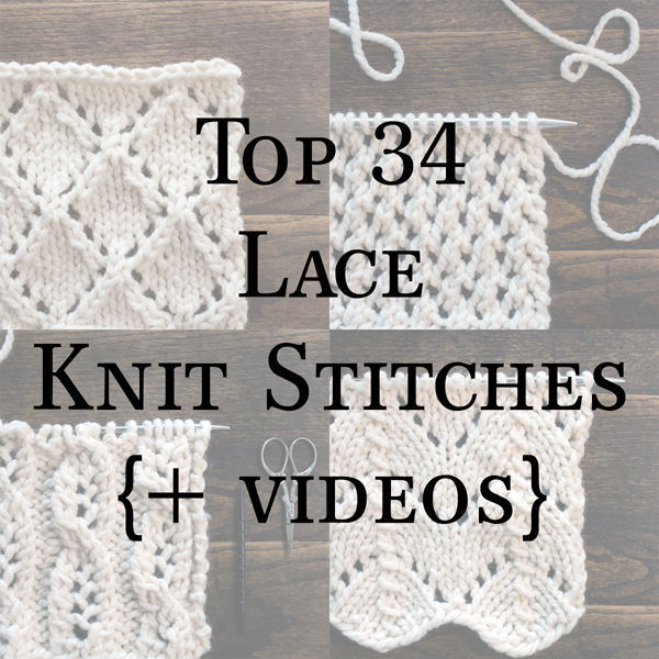 lace knitting stitches ebook