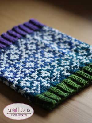 frosty twilight cowl knitting pattern