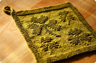 shamrock washcloth knitting pattern