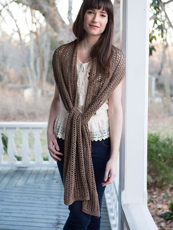 adrift lace shawl