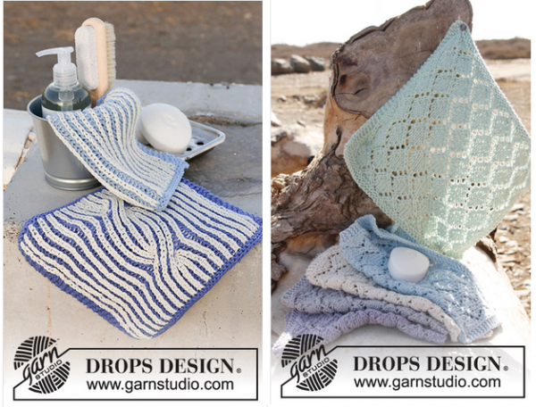 spring washcloth knitting patterns