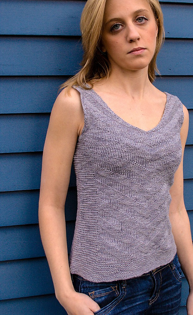 sleeveless top knitting pattern