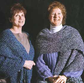The Sunroom: Autumn Comfort Prayer Shawl Knitted - Easy