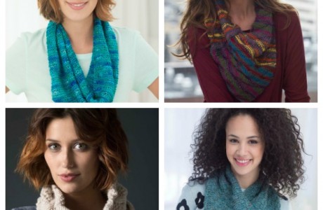 a few great free cowl patterns from Lion Brand Yarn
