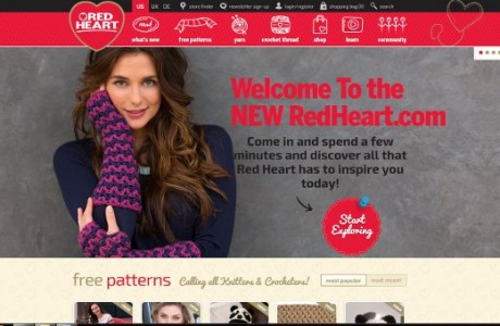 red heart revamps website