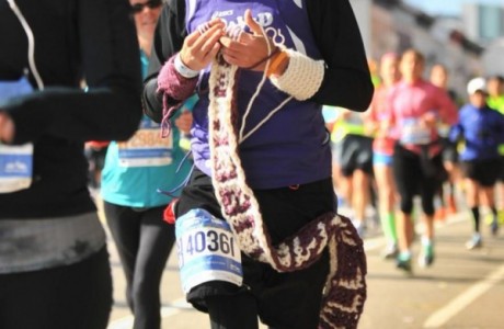 Knitting marathoner sets PR at NYC marathon