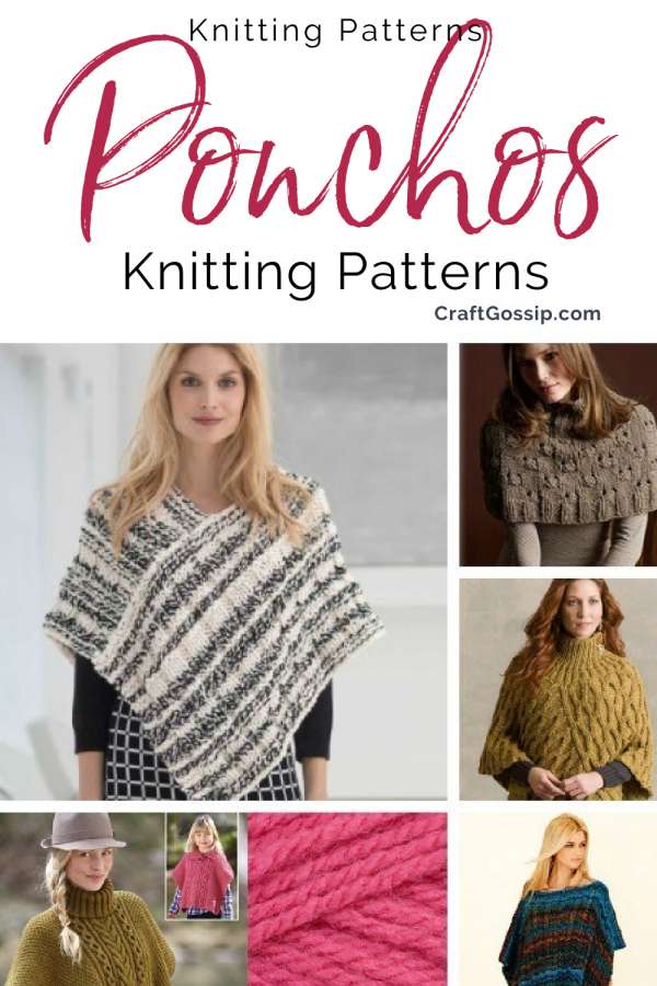 Pretty Ponchos to Knit – Knitting