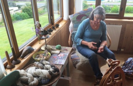 NPR story features Shetland Island knitters.