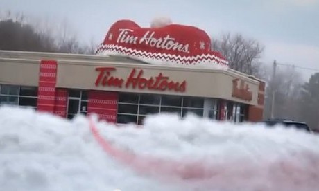 Tim Horton's knits a restaurant in one of the coldest places in Canada.