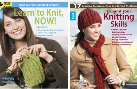 Win two Leisure Arts books to help you build your knitting skills.