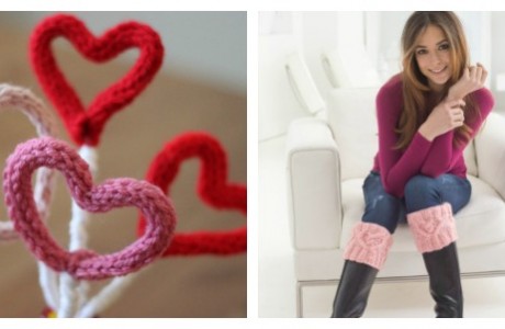 check out a couple of great last minute valentine knitting patterns
