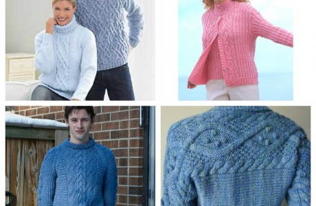 aran sweater knitting patterns
