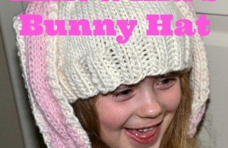 knit easter bunny hat