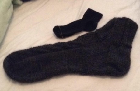 giant sock knitting fail