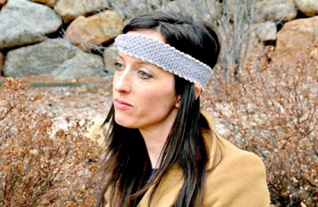 seed stitch headband