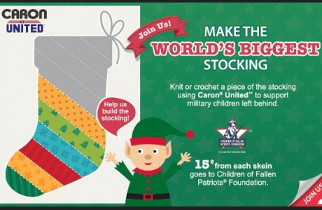 worlds largest stocking caron united