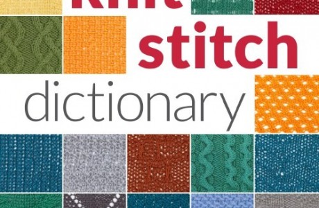 knit stitch dictionary