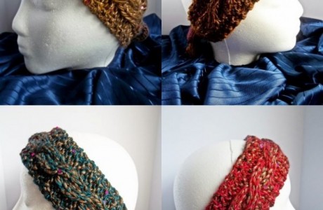 dabled headband knitting pattern