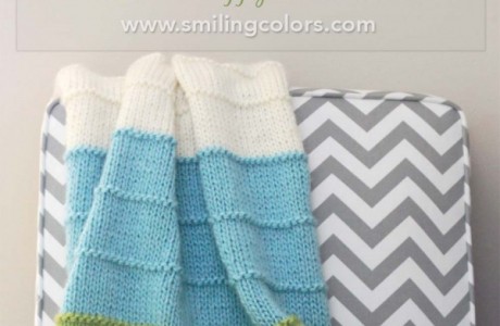 Get started on this simple, chunky striped throw this weekend.