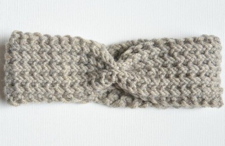 easy ribbed headband knitting pattern