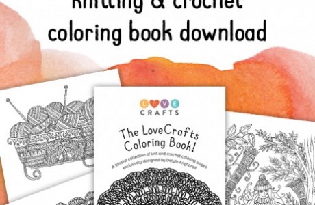 knitting coloring books are here!