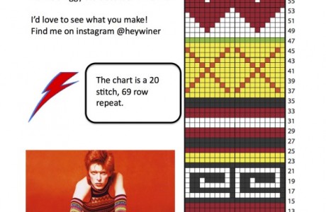 bowie knitting chart