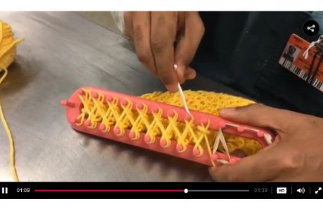 Prisoners loom knit garments for dogs and other knitting news
