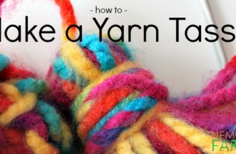 How to make a yarn tassel