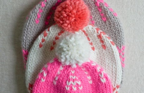 Friendly Fair Isle hat fromm Purl Soho.