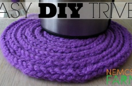 Make a trivet out of I-cord