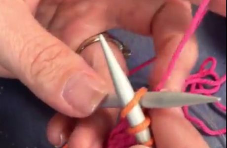 how to knit backwards