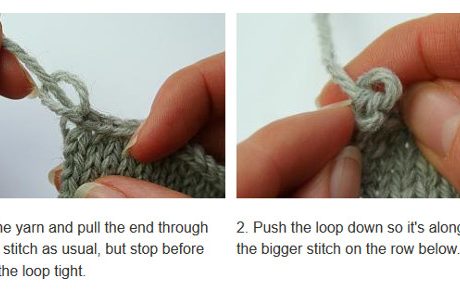 How to make the end of your bind off neater.