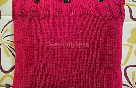 easy knit pillow case pattern
