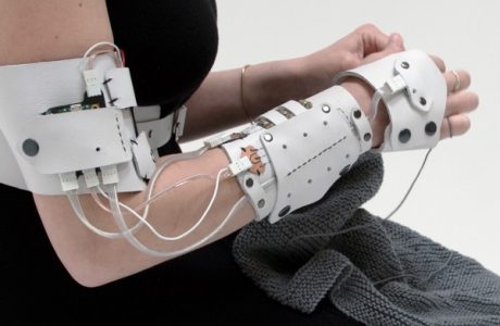 Cyberknitics translates the action of knitting into sound.