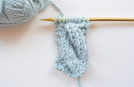 Check out this great tutorial for how to knit cables.