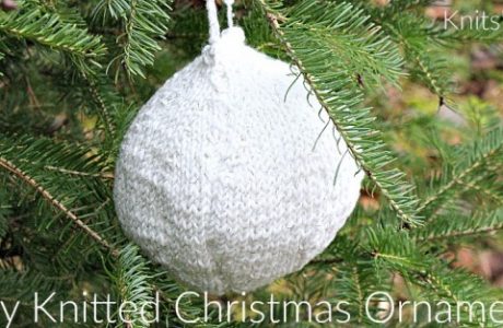 Christmas ball ornament knitting pattern