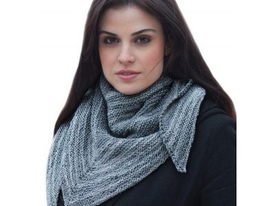 Knit a simple shawl as a gift of for yourself.