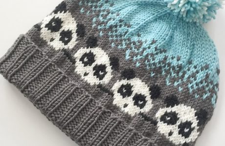 Pandamonium knit hat
