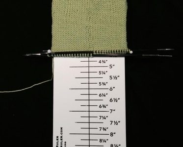 Sock ruler gift idea for knitters.