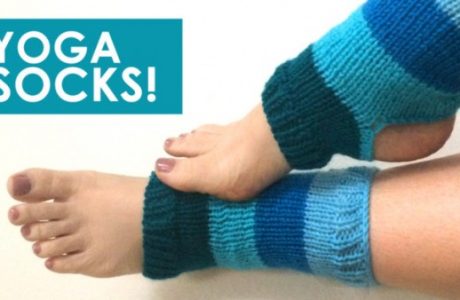 Yoga socks knitting pattern