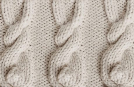 How to knit bunny cables