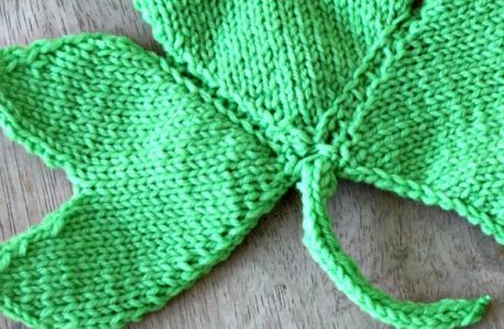 Quick knit shamrock