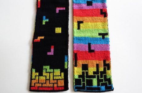 Knit a spectacular Tetris Scarf.
