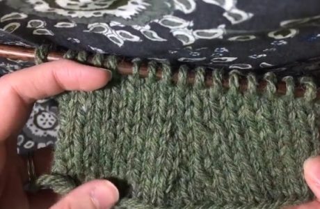 how to decrease knitting with k2tog and ssk.