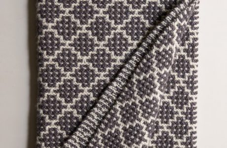 mosaic blanket knitting pattern