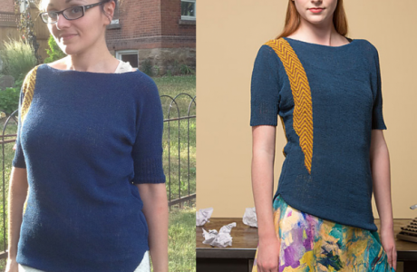 Petite knitting project